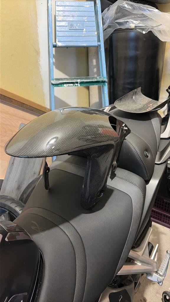 Carbon Voorpatbord Honda VFR800 F/X (2014-2020) + verlenger, Motoren, Onderdelen | Honda, Ophalen, Gebruikt