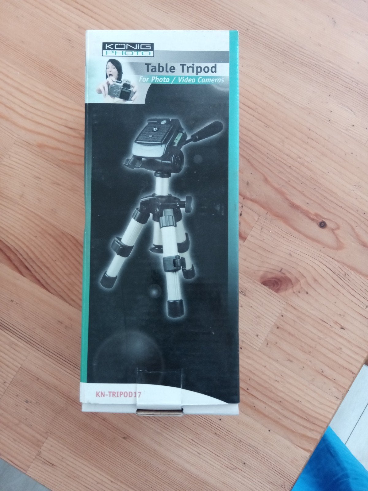 König Photo Table Tripod KN-TRIPOD17 - Nieuw in doos, Ophalen of Verzenden, Nieuw, Ministatief, Met balhoofd