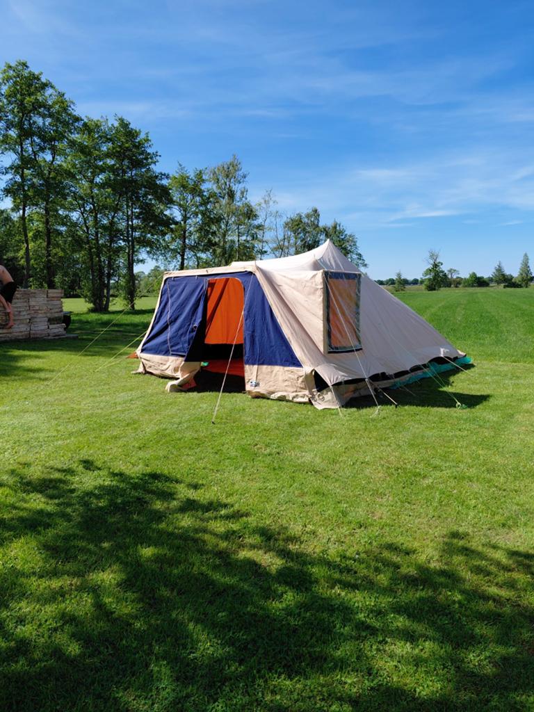 Vrijbuiter Stormvogel 4 katoenen tent met 2 slaapcabines, Caravans en Kamperen, Tenten, Ophalen of Verzenden