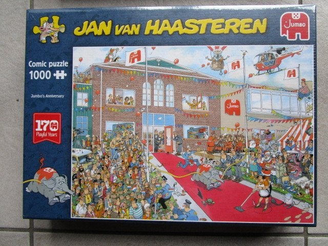 (3x) SPLINTERNIEUW !!! JAN VAN HAASTEREN puzzel á 12,50 euro, Ophalen of Verzenden, 500 t/m 1500 stukjes, Nieuw, Legpuzzel