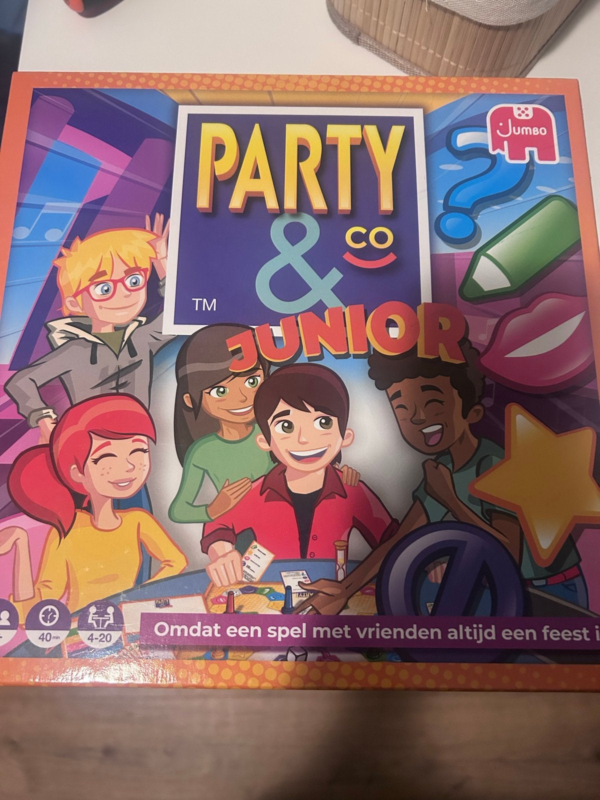 Party & Co Junior Gezelschapsspel - Jumbo, Drie of vier spelers, Ophalen, Zo goed als nieuw