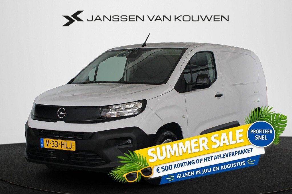 Opel Combo 1.5 BlueHDi 100 S&S L2 Apple CarPlay Stoel-Stuur-, Auto's, Voorwielaandrijving, Stof, Euro 6, 4 cilinders