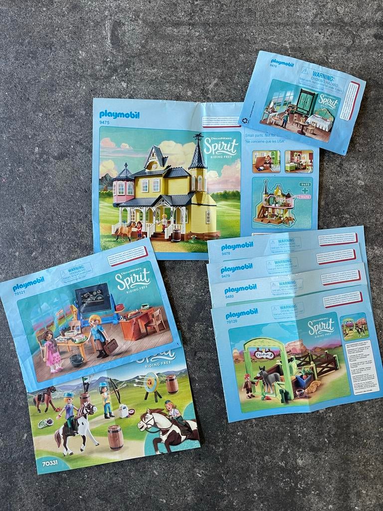 Playmobil Spirit Riding Free: Lucky's huis en paardenstallen, Ophalen of Verzenden, Zo goed als nieuw, Complete set
