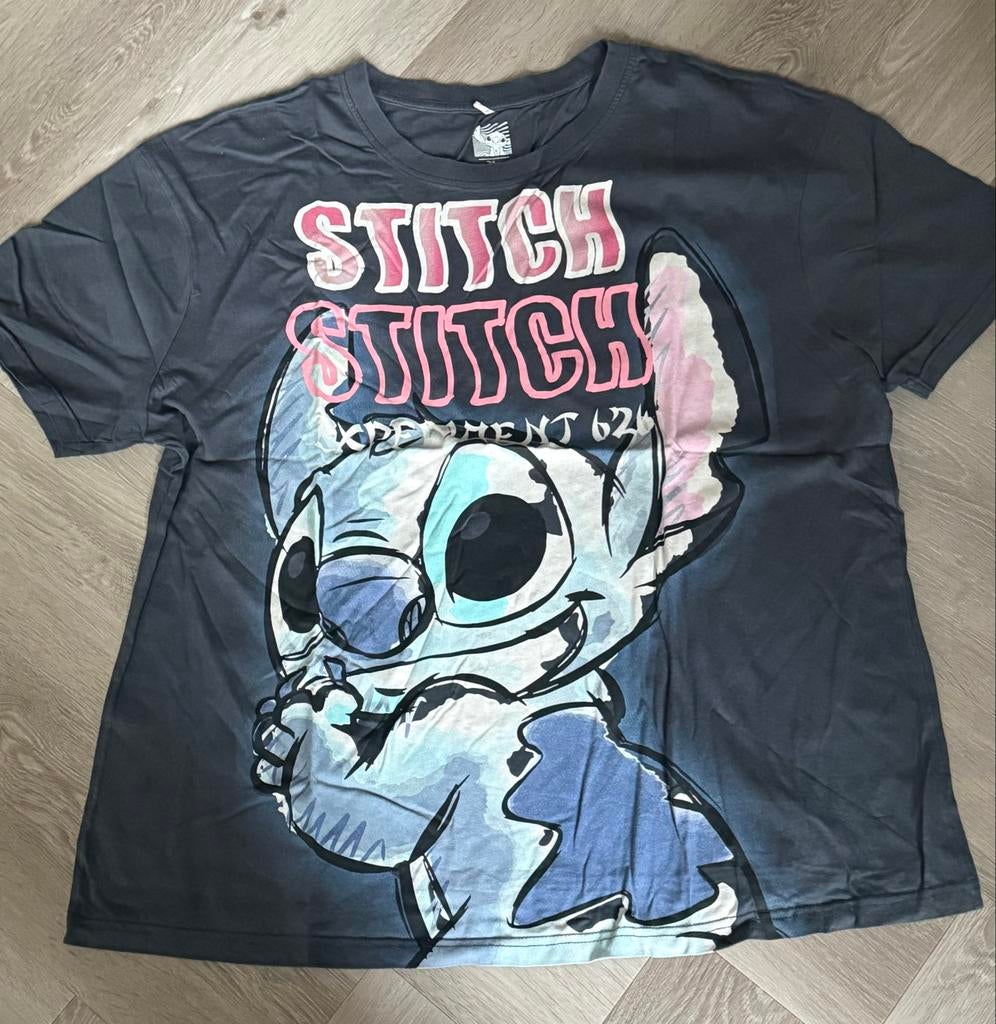 Disney Stitch T-shirt Maat L, Maat 42/44 (L), Ophalen of Verzenden, Zo goed als nieuw, Korte mouw
