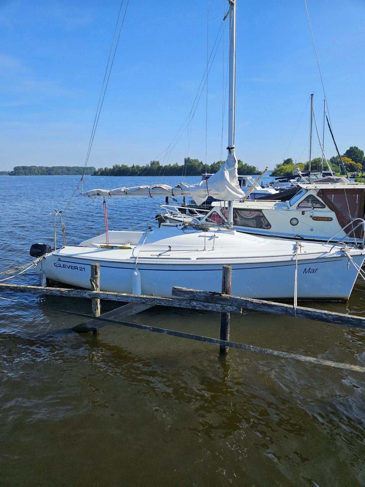 Clever 21 (Sportina 600), Watersport en Boten, Ophalen, Gebruikt, Polyester, Benzine