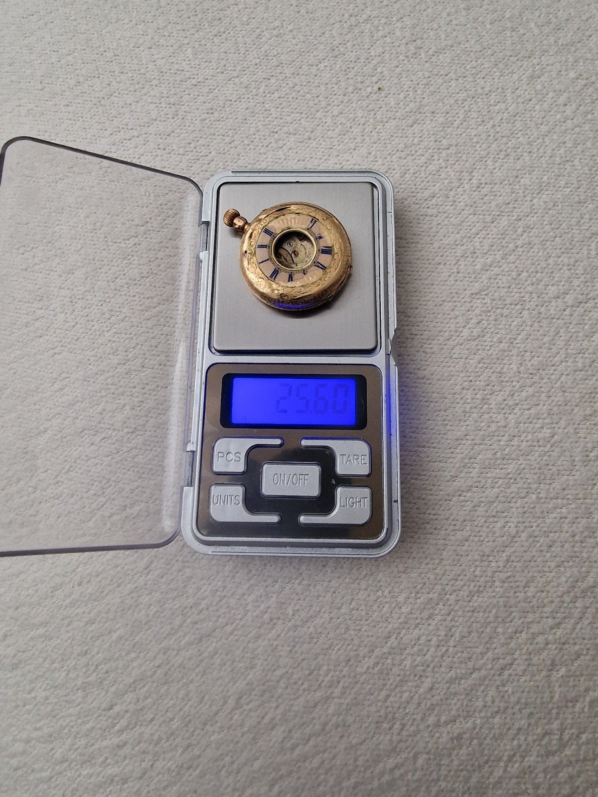 Antiek gouden zakhorloge, 25.60 gram, Ophalen of Verzenden, Goud, Overige typen