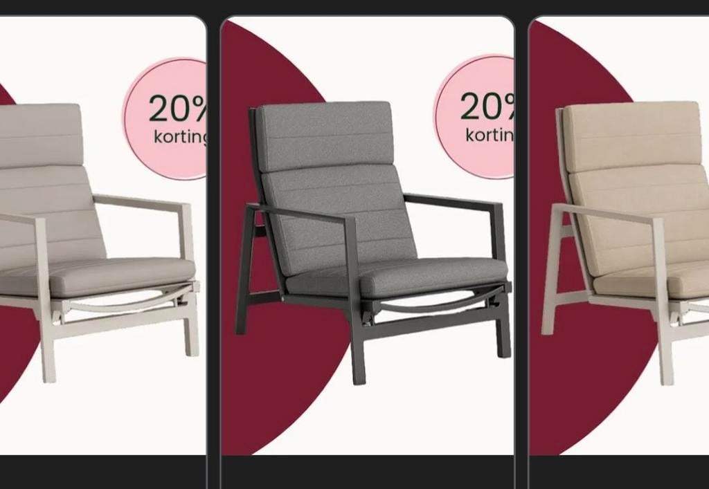 GEZOCHT: Life Bondi loungestoel/relaxstoel, Huis en Inrichting, Stoelen, Gebruikt, Overige kleuren, Ophalen of Verzenden, Metaal