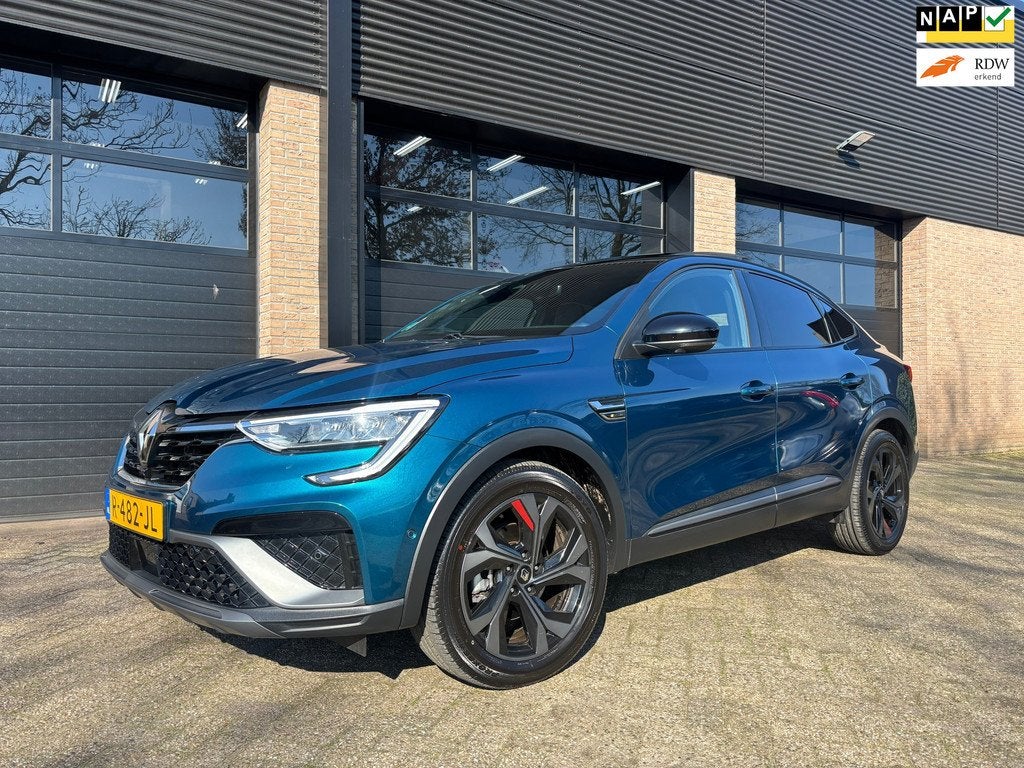 Renault Arkana 1.6 E-Tech Hybrid 145 R.S. Line Trekhaak, Auto's, Renault, Gebruikt, 4 cilinders, Blauw, 23 km/l