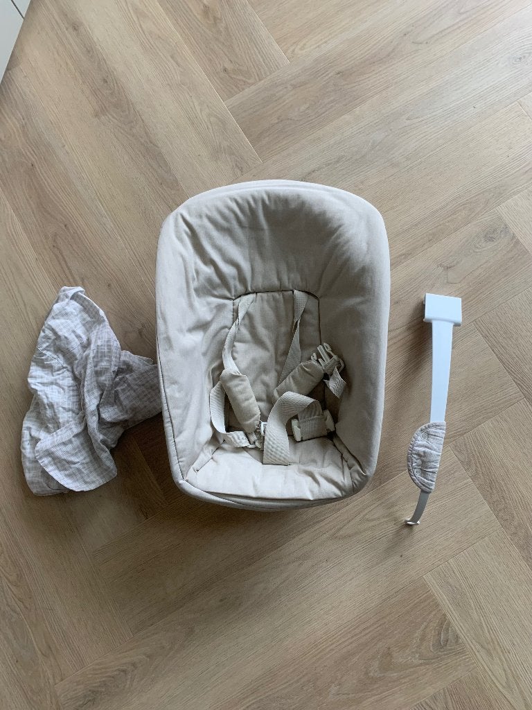 Newborn setje Stokke stoel, Kinderen en Baby's, Kinderstoelen, Ophalen, Zo goed als nieuw, Meegroeistoel