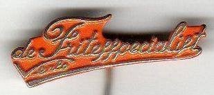 Speldje DE FRITESSPECIALIST VENLO (A2), Verzamelen, Speldjes, Pins en Buttons, Ophalen of Verzenden, Gebruikt, Overige onderwerpen