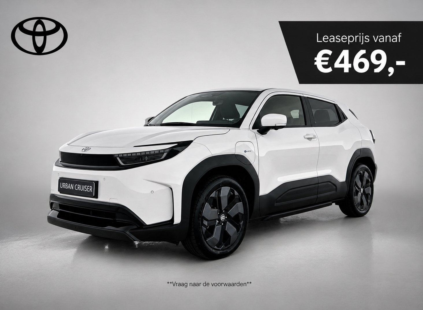 Toyota Urban Cruiser Executive 61 kWh EV-Deal | Stoelverwarm, Auto's, 12 maanden, Gebruikt, Leder en Stof, Wit