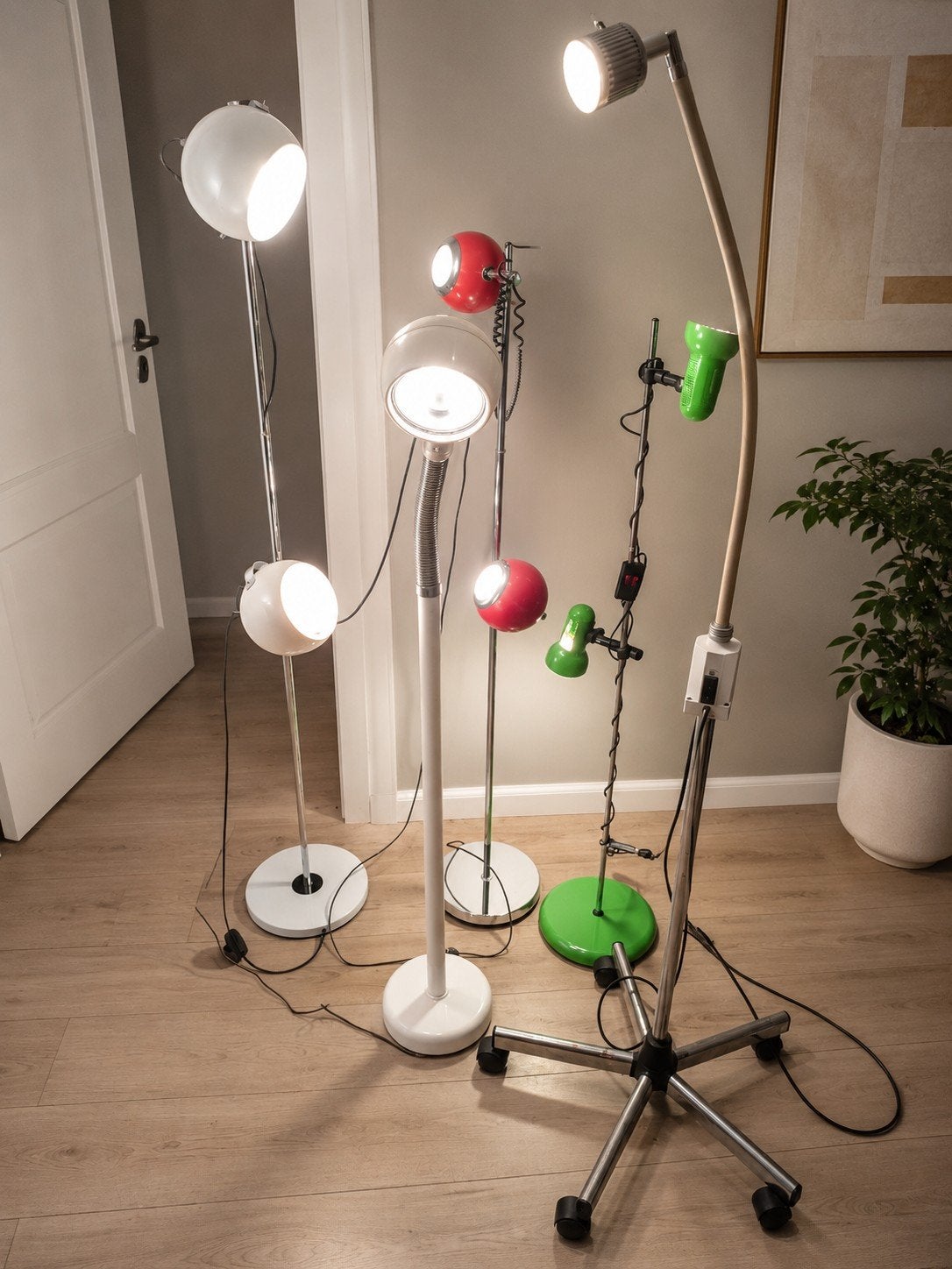 Vloerlampen diverse., Ophalen, Zo goed als nieuw, Minder dan 100 cm