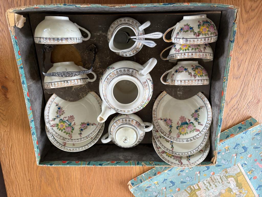Vintage kinder servies, Antiek en Kunst, Ophalen of Verzenden
