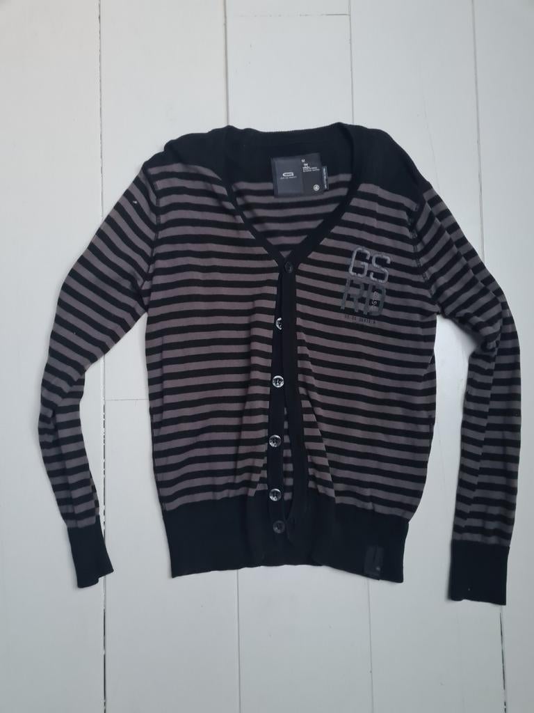 G-star vest, taupe/zwart. Maat M, Kleding | Heren, Truien en Vesten, Maat 48/50 (M), Zwart, Ophalen of Verzenden, Zo goed als nieuw