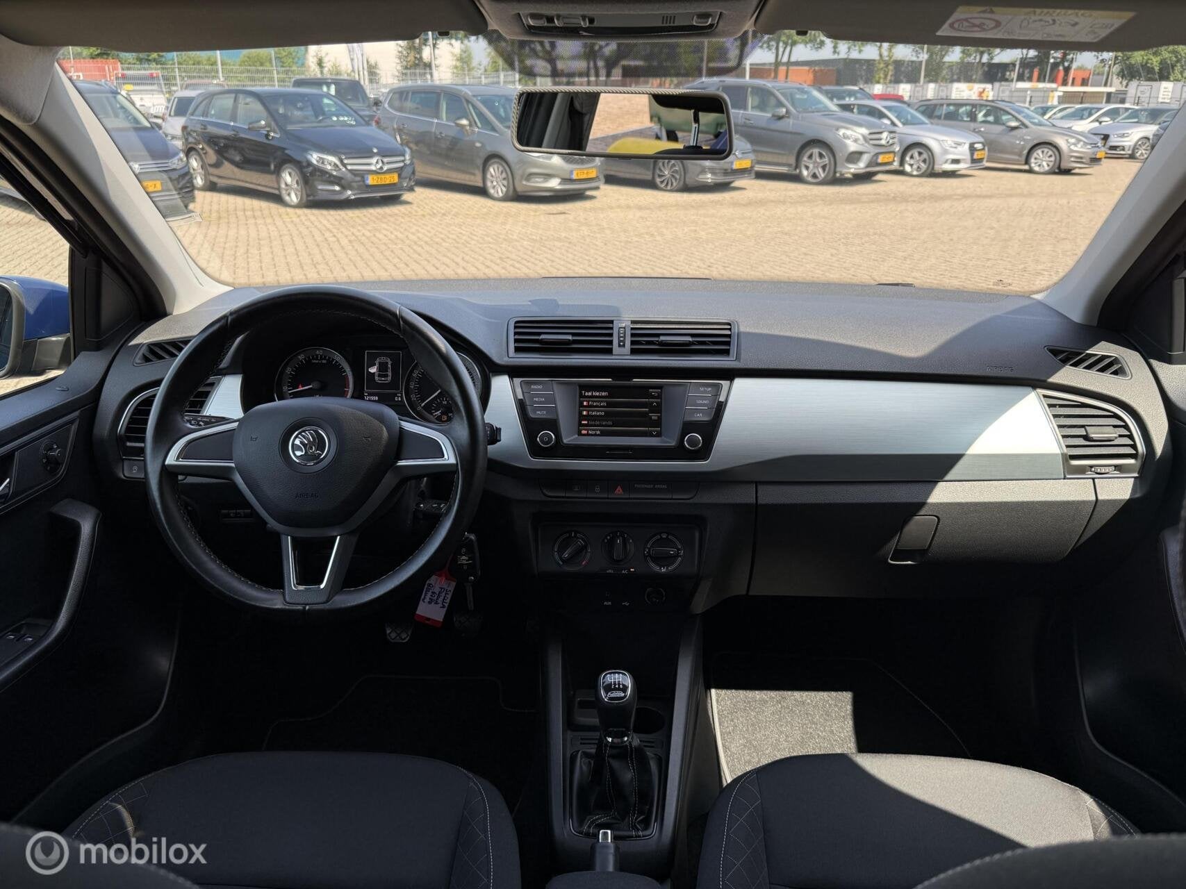 Skoda Fabia 1.2 TSI AIRCO | CRUISE | TOPSTAAT, Auto's, Gebruikt, 4 cilinders, Blauw, Bedrijf