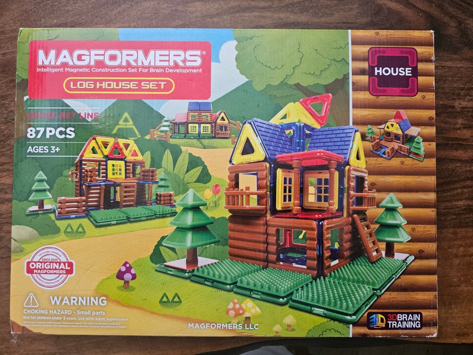 Magformers Log House Set - Nieuw in doos - Zeldzaam, Ophalen, Nieuw, Overige merken