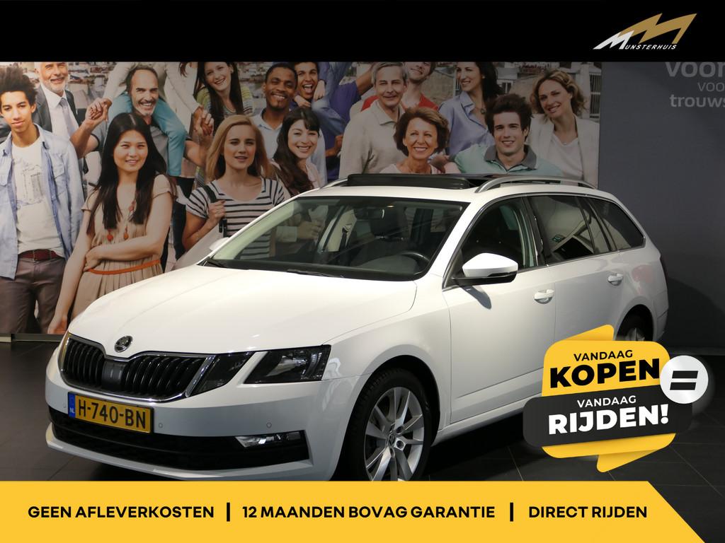 Skoda Octavia Combi 1.5 TSI Greentech Ambition Business - El, Auto's, Skoda, Stof, Gebruikt, 150 pk, Wit
