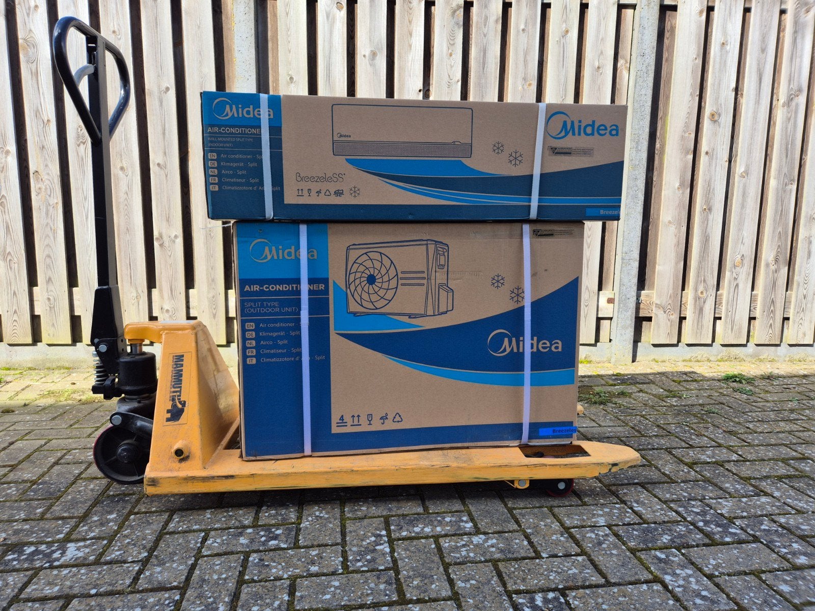 Midea Breezeless+ 9000 2.6 kW Wandairco - Nieuw in doos, Ophalen, Minder dan 60 m³, Energieklasse A of zuiniger, Nieuw