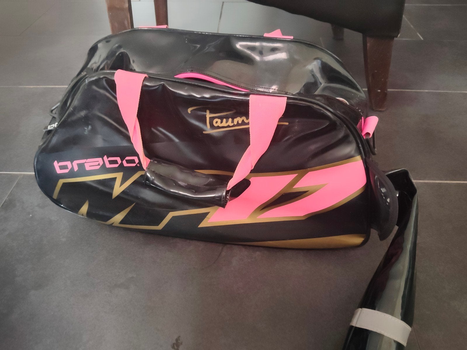 Brabo hockeytas - Zwart/Roze, Ophalen of Verzenden, Gebruikt, Tas