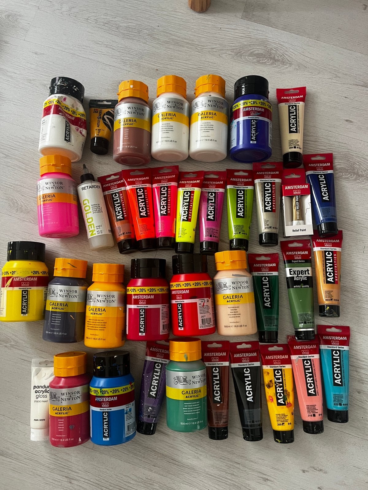 Talens Amsterdam en Galeria Acrylverf, Ophalen of Verzenden, Zo goed als nieuw, Acrylverf