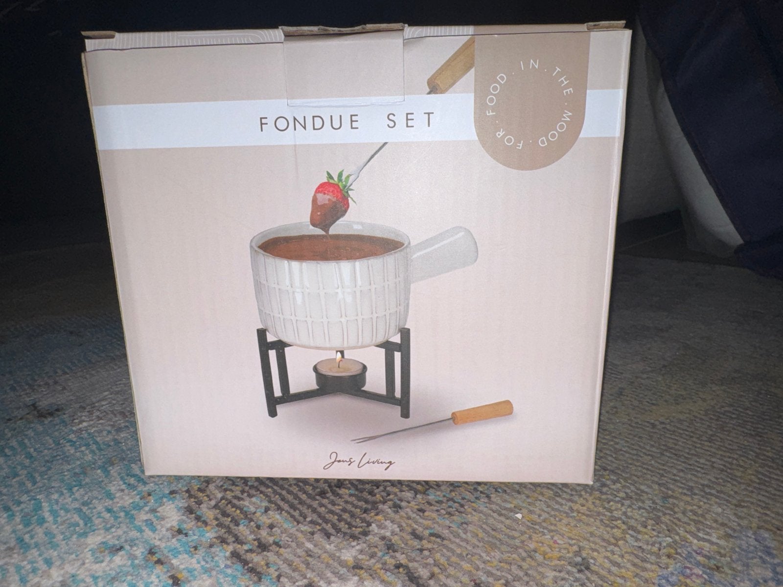 Nieuwe chocolade fondue set, Overige typen, Nieuw, Ophalen of Verzenden, Steen/keramiek
