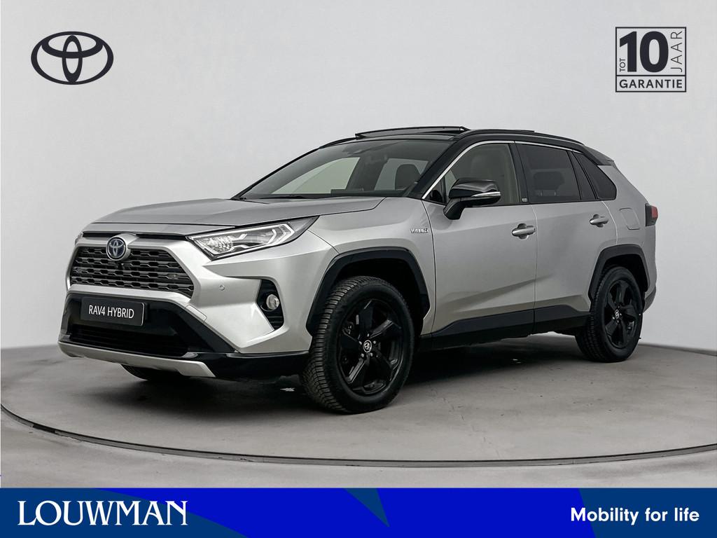 Toyota RAV4 2.5 Hybrid Bi-Tone | Parkeersensoren voor en ach, Auto's, Toyota, Automaat, 12 maanden, Stof, Gebruikt