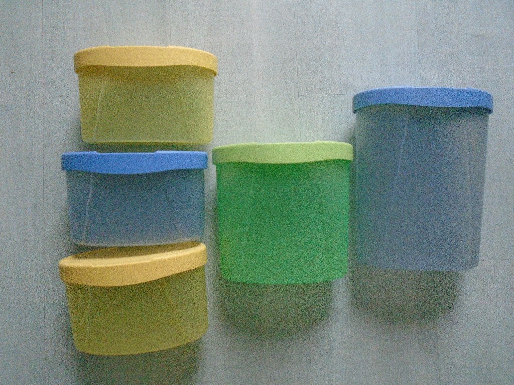 voorraadbussen met doseerdop , tupperware, Ophalen of Verzenden, Zo goed als nieuw, Overige typen