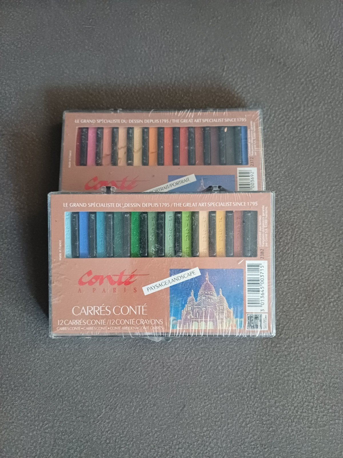 Conté krijt crayons 2x pakje met verschillende kleuren, Ophalen of Verzenden, Nieuw, Overige typen