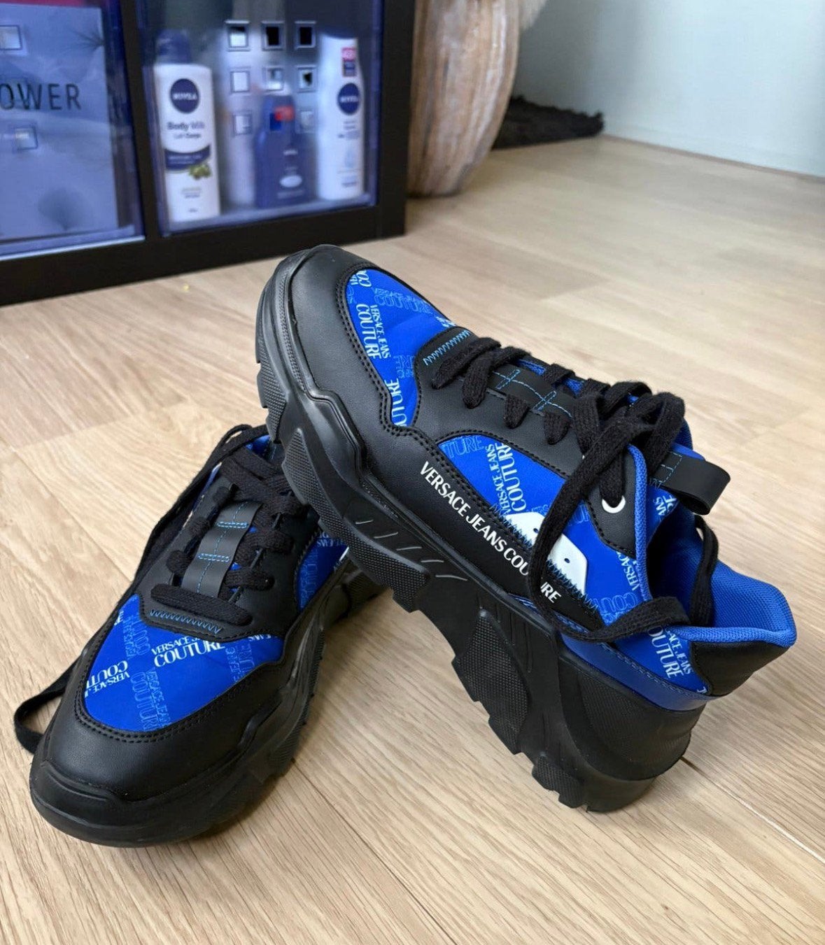 Versace Jeans Couture schoenen maat 42, Ophalen of Verzenden, Zo goed als nieuw, Zwart