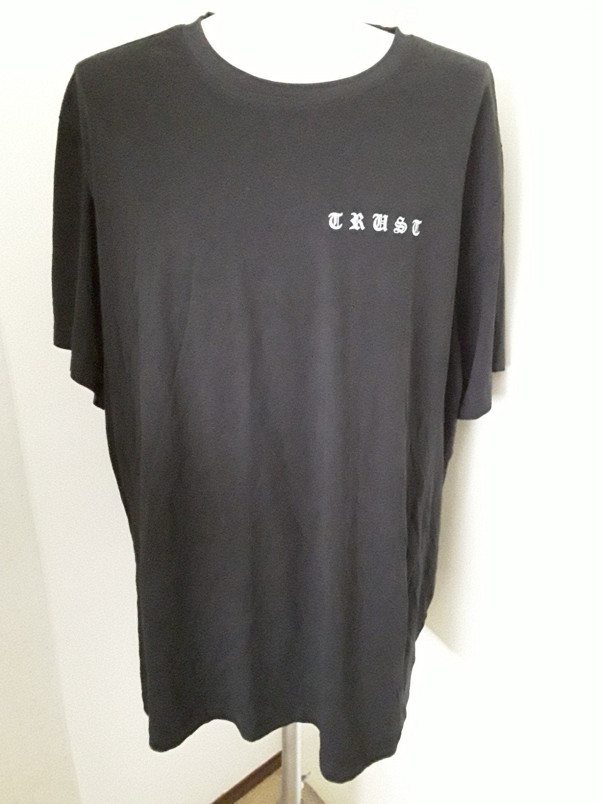 Nieuwe zwart Mister Tee "Trust" t-shirt mt 4XL, Kleding | Heren, Grote Maten, Zwart, Shirt, Nieuw, Ophalen of Verzenden