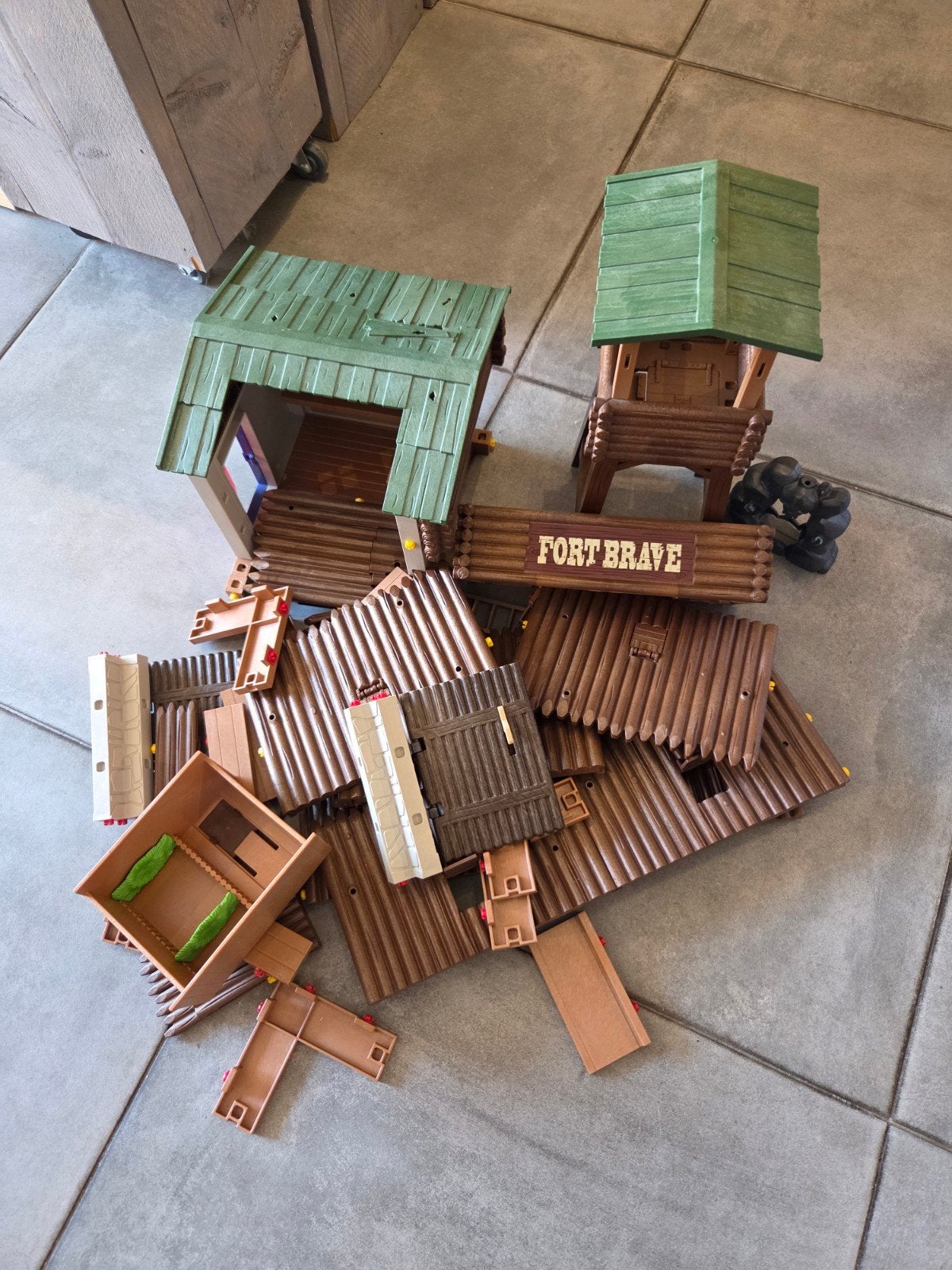 playmobil fort, Ophalen