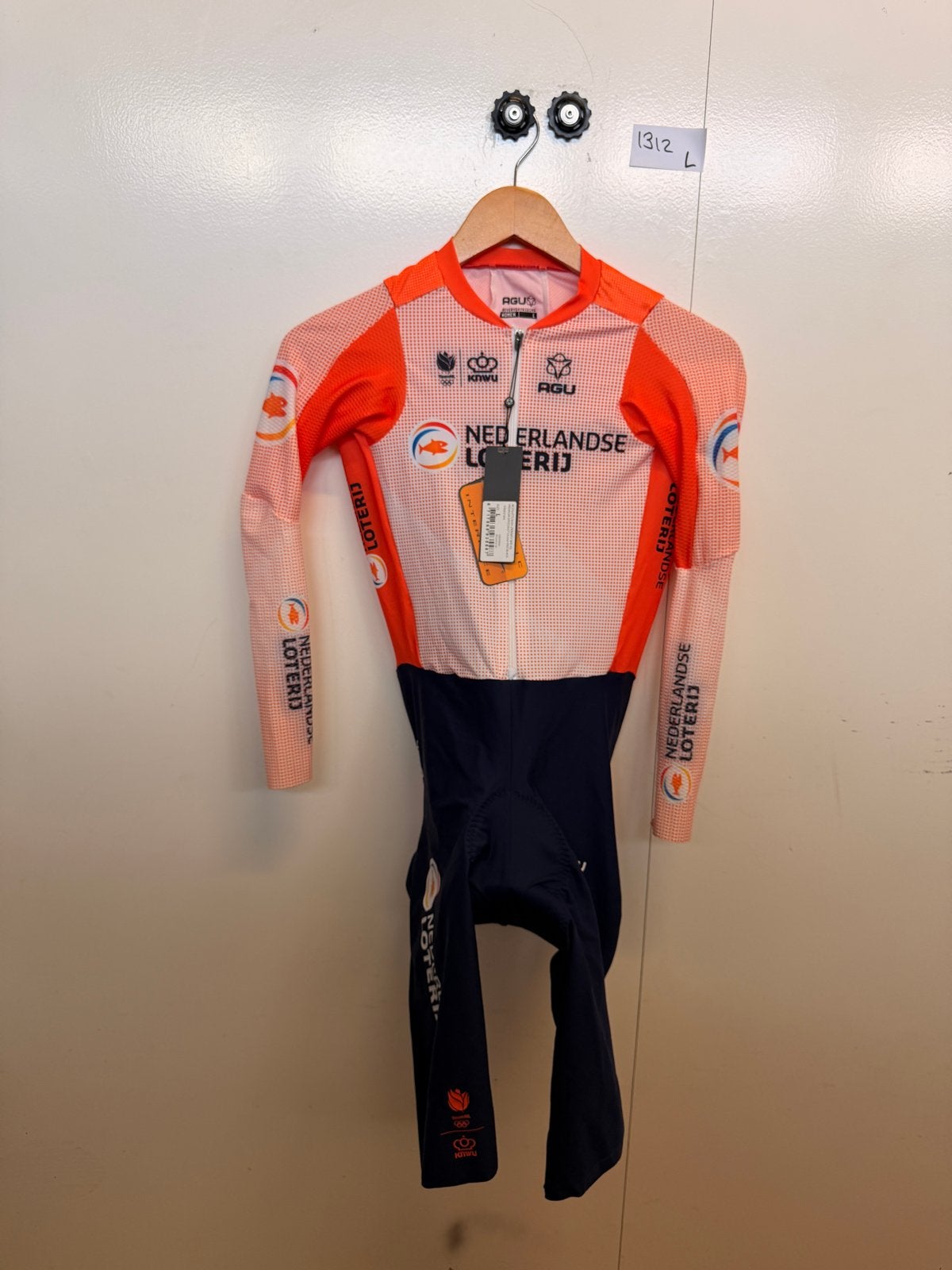 AGU TeamNL Wielerpak - Maat L, Heren, Nieuw, Ophalen of Verzenden, L