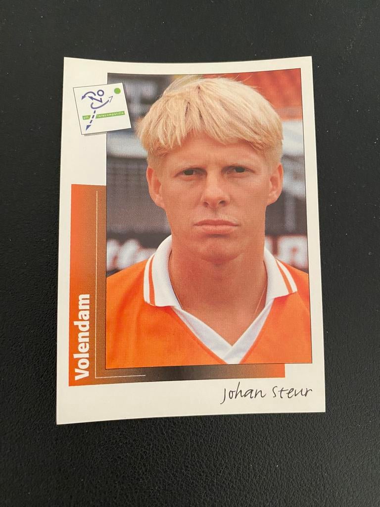 Johan Steur - Volendam - Panini Voetbal 96, Ophalen of Verzenden, Zo goed als nieuw, Ajax, Poster, Plaatje of Sticker