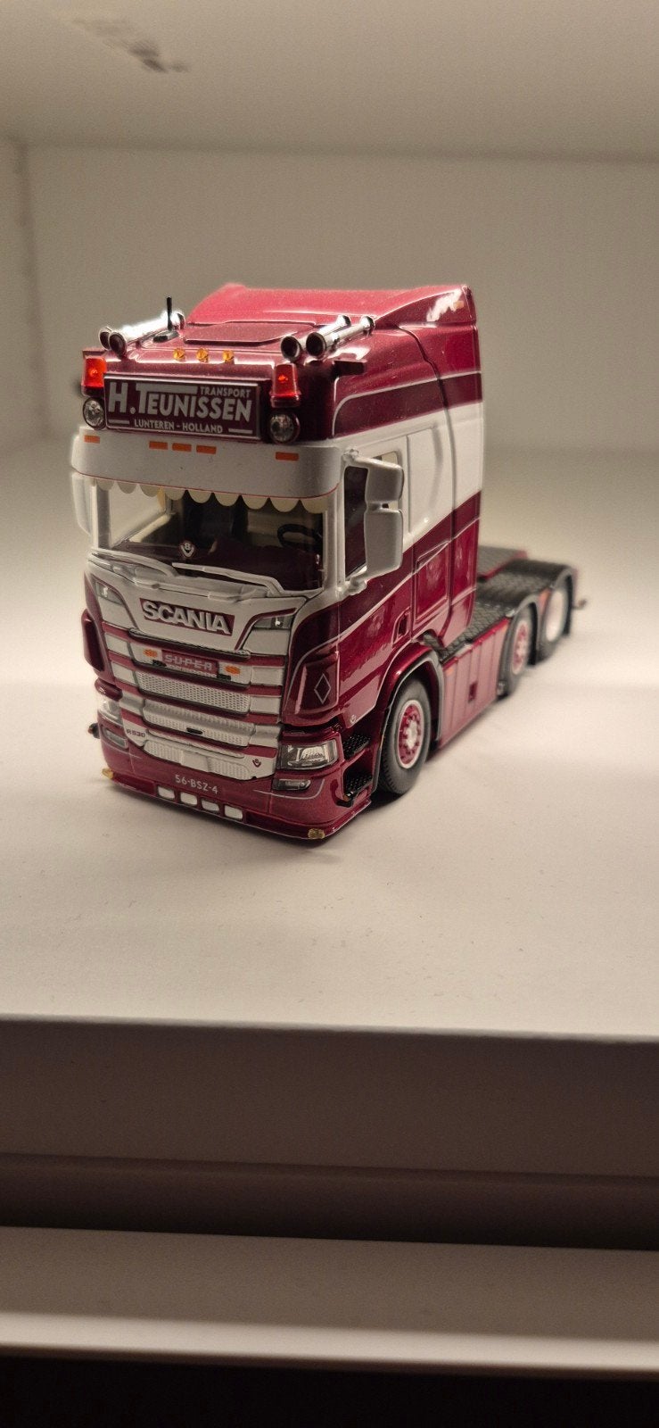 Scania H. Teunissen Transport, Overige merken, 1:32 tot 1:50, Ophalen of Verzenden, Zo goed als nieuw