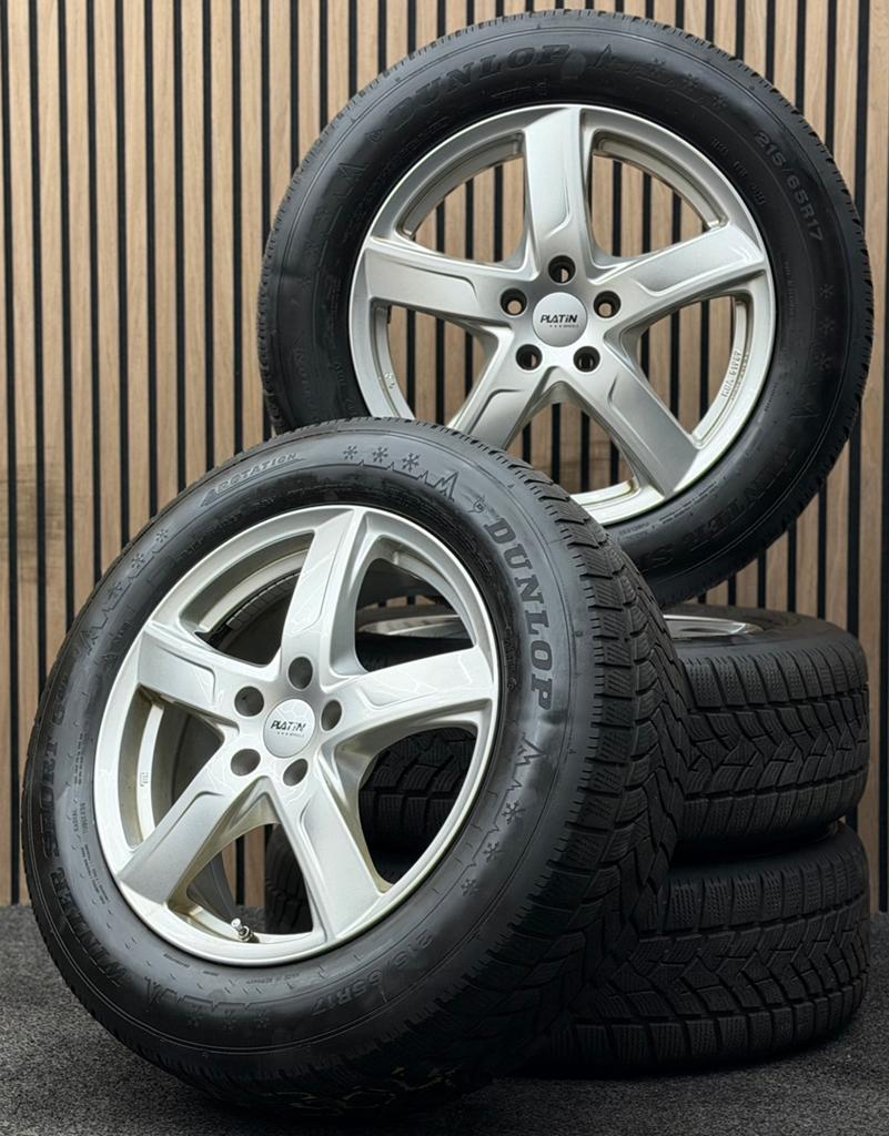 17 inch Platin P84 - Grandland X 3008 5008 5x108 ET42 Dunlop, Auto-onderdelen, Ophalen, 215 mm, ., Banden en Velgen