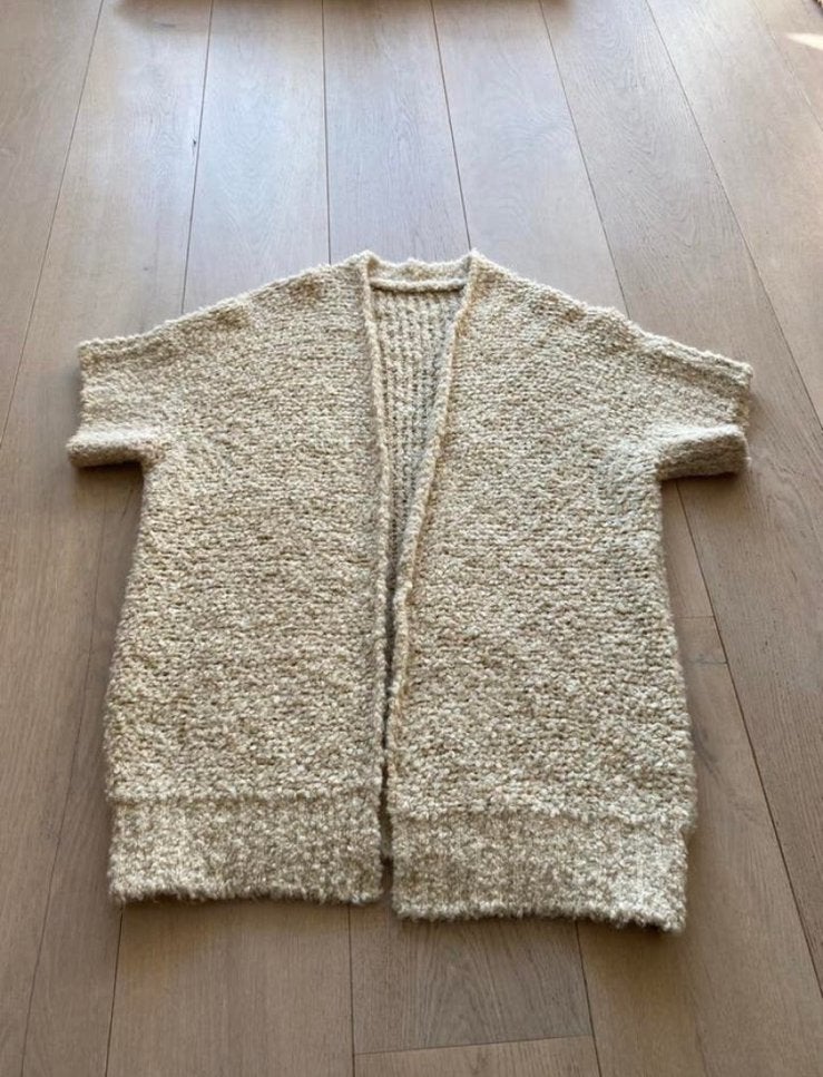 Nukus vest L nieuwstaat, Kleding | Dames, Truien en Vesten, Ophalen of Verzenden, Zo goed als nieuw, Maat 42/44 (L), Wit