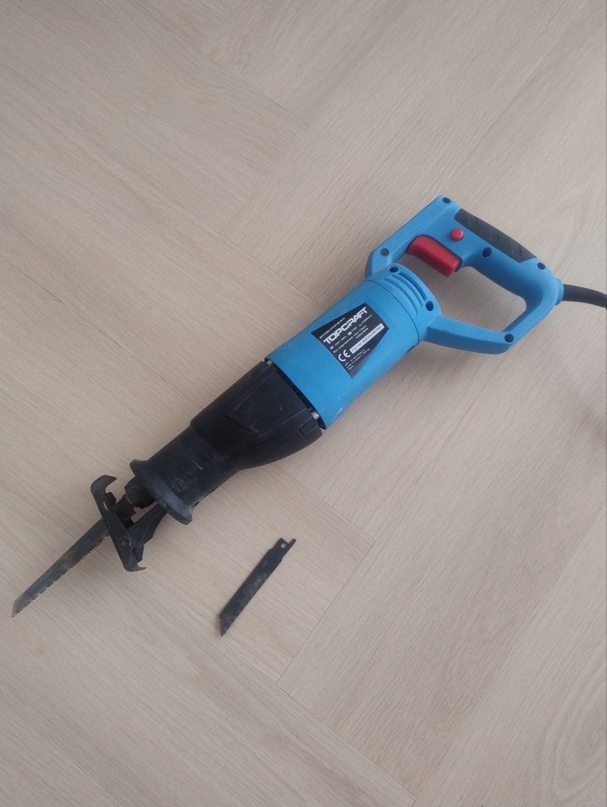 Reciprozaag 710W Veghel Nijmegen, Ophalen, Gebruikt, 70 mm of meer, 600 tot 1200 watt