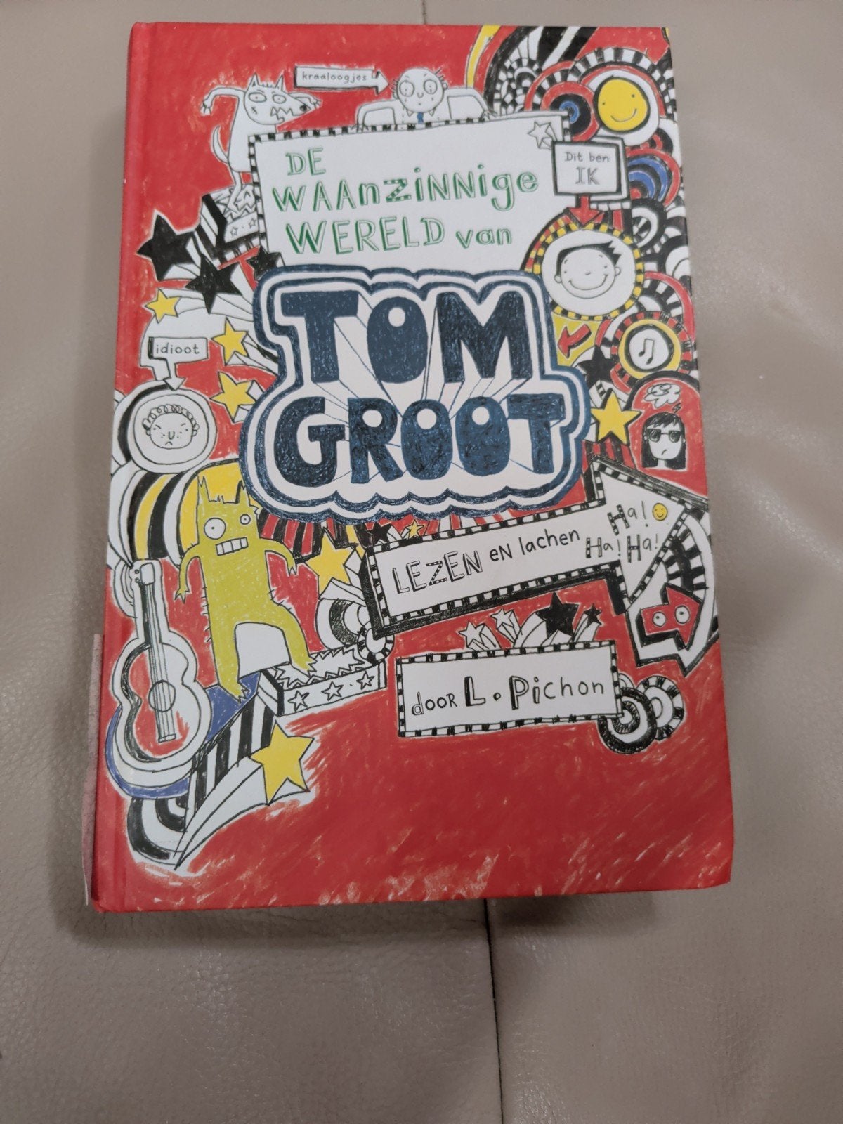 Liz Pichon - De waanzinnige wereld van Tom Groot, Ophalen of Verzenden, Zo goed als nieuw, Liz Pichon