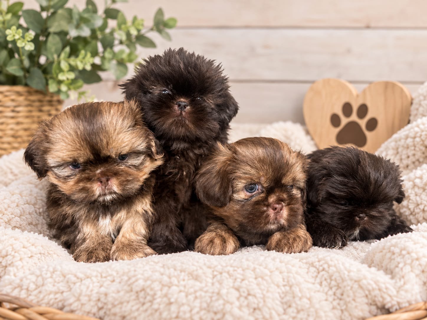 Shih Tzu pups - reutjes, Dieren en Toebehoren, 8 tot 15 weken, Meerdere, CDV (hondenziekte), Nederland