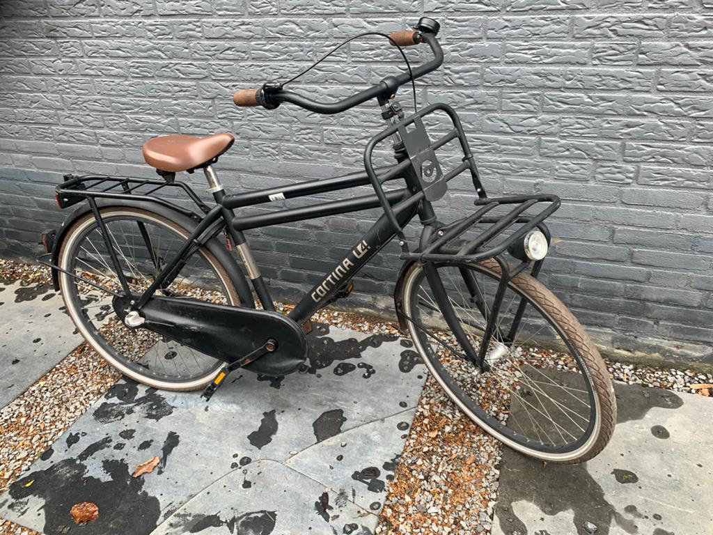 Cortina U4 Mini 26 inch jongensfiets - 3 versnellingen Breda, Fietsen en Brommers, Fietsen | Jongens, Terugtraprem, Versnellingen
