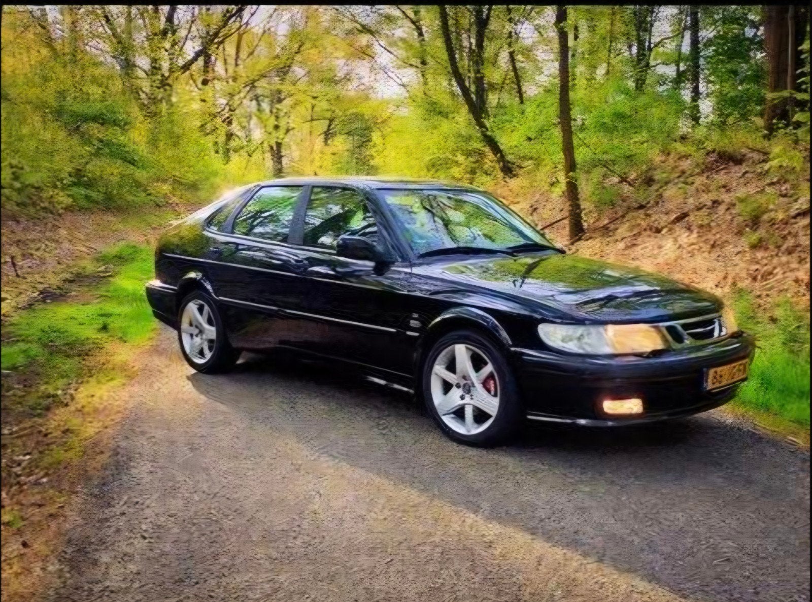 Saab 9-3 2.0t SE | Aero-velgen + Winterset & Dakkoffer, Voorwielaandrijving, Stof, Sound system, Beige