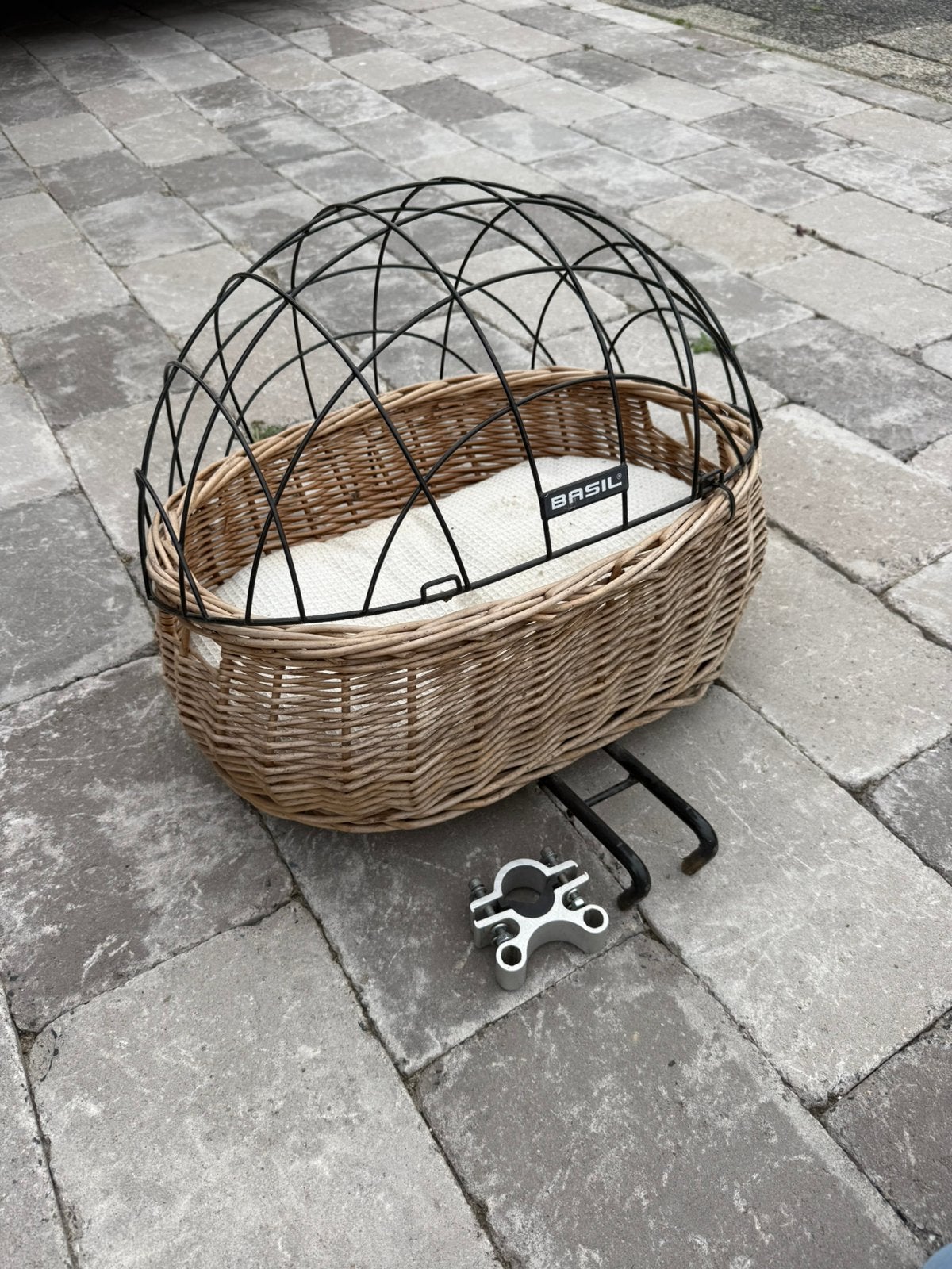 Honden fietsmand Basil, Ophalen, Gebruikt, Fietsmand, Stuurbevestiging