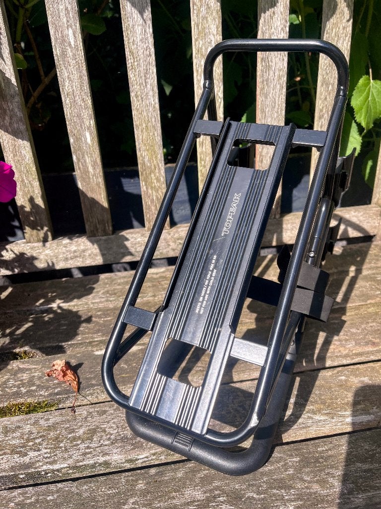Topeak TetraRack M1 (voorvork bagagedrager), Fietsen en Brommers, Fietsonderdelen, Ophalen, Topeak, Overige typen, Zo goed als nieuw
