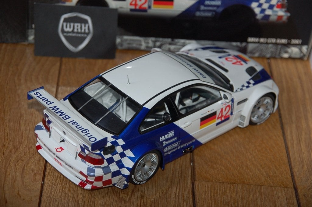 1:18 BMW M3 E46 GTR ELMS #42 Minichamps WRH, Verzenden, Zo goed als nieuw, Auto, MiniChamps
