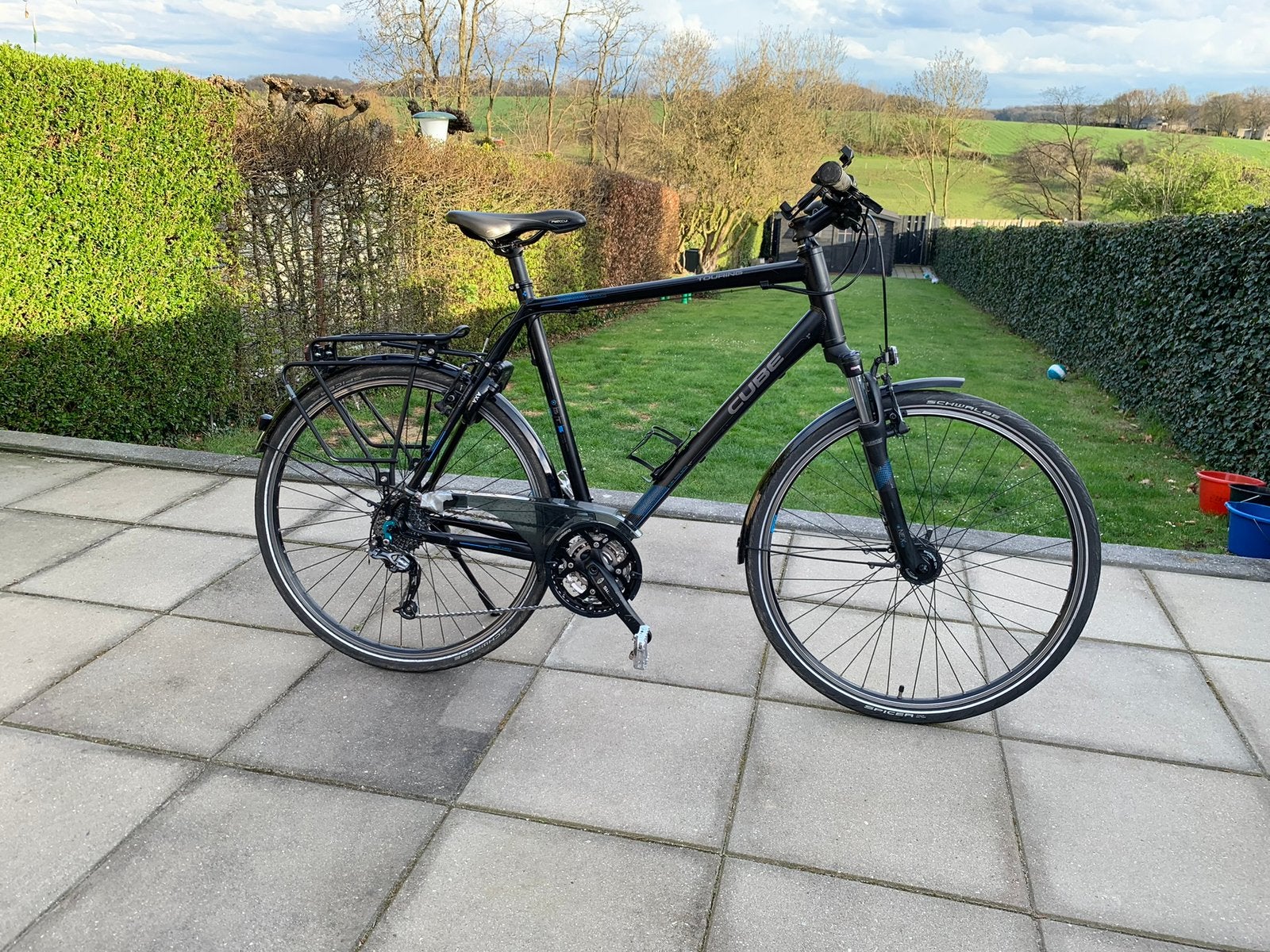 Cube Touring herenfiets, Ophalen, Gebruikt, Meer dan 20 versnellingen, Overige merken