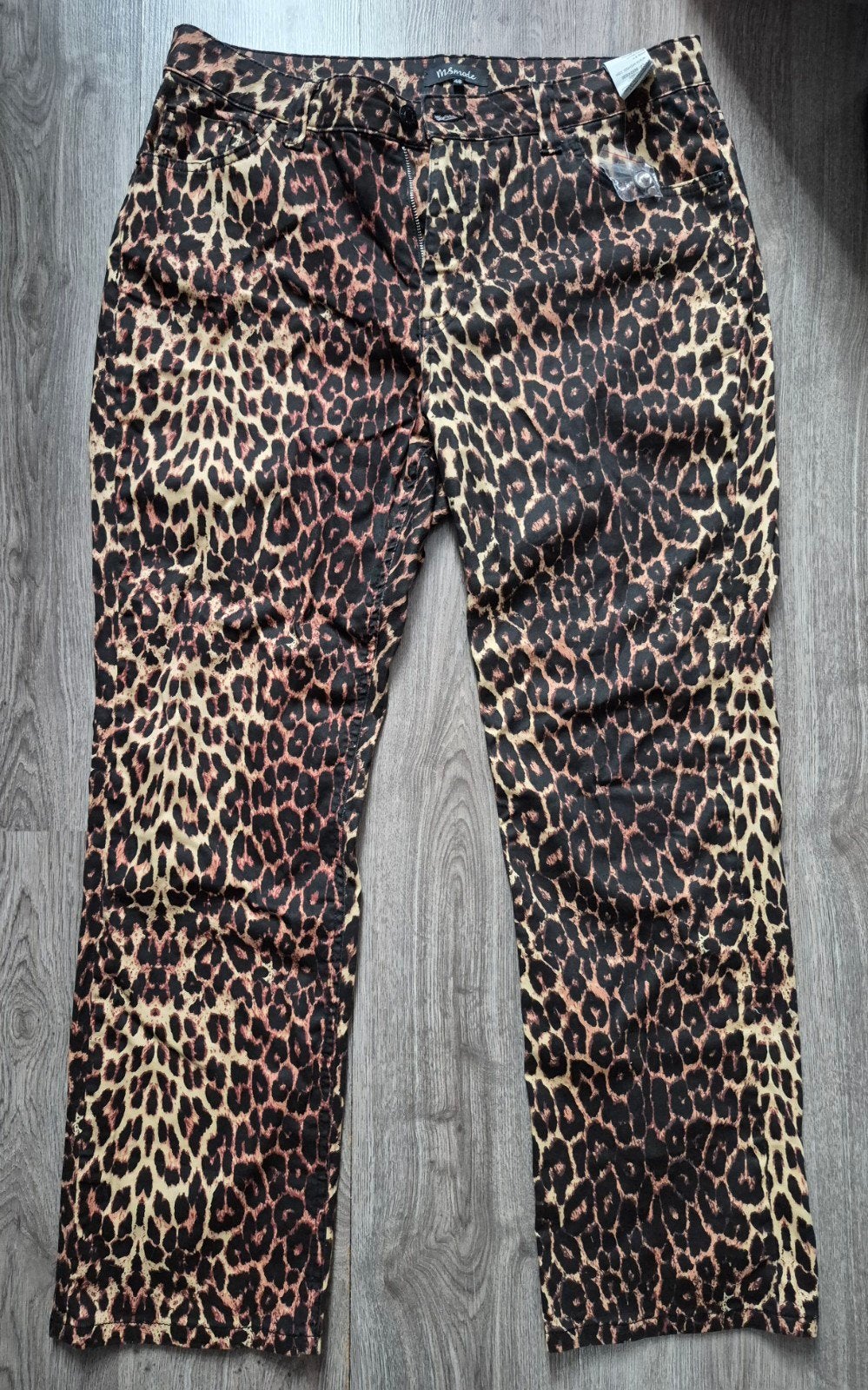 MS Mode Panterprint Broek Maat 48, Kleding | Dames, Meerkleurig, Ophalen of Verzenden, Zo goed als nieuw, MS Mode
