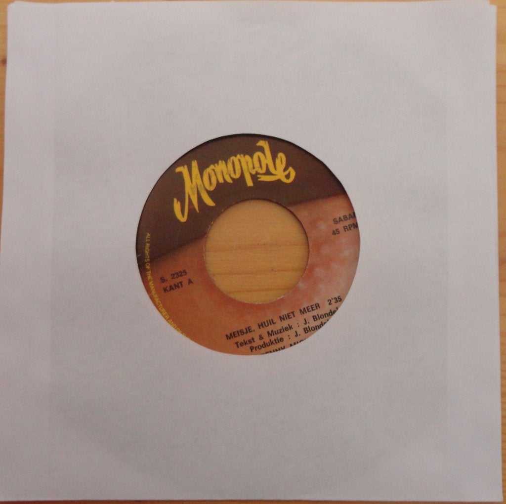 Benny Michiels > Meisje huil niet meer, Ophalen of Verzenden, Gebruikt, 7 inch, Nederlandstalig