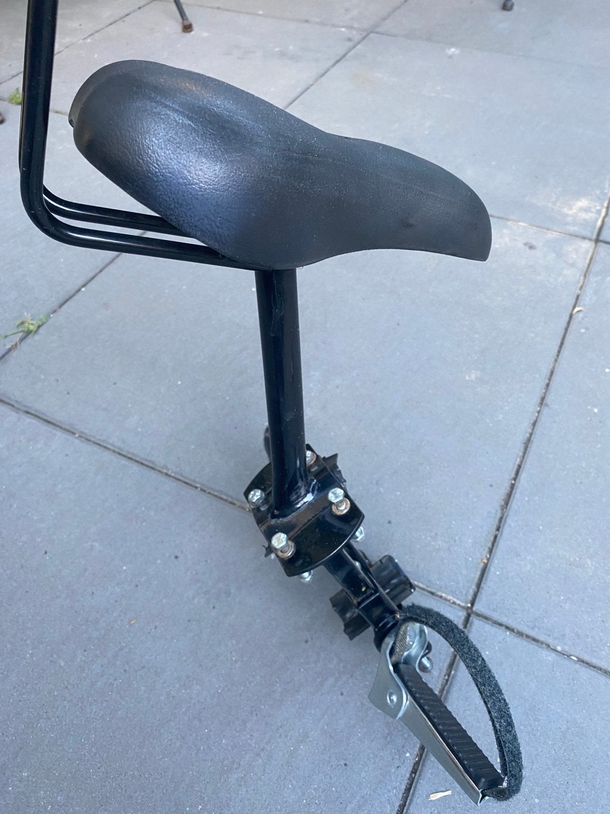 Zadelzitje voor voorop de fiets, Ophalen, Gebruikt