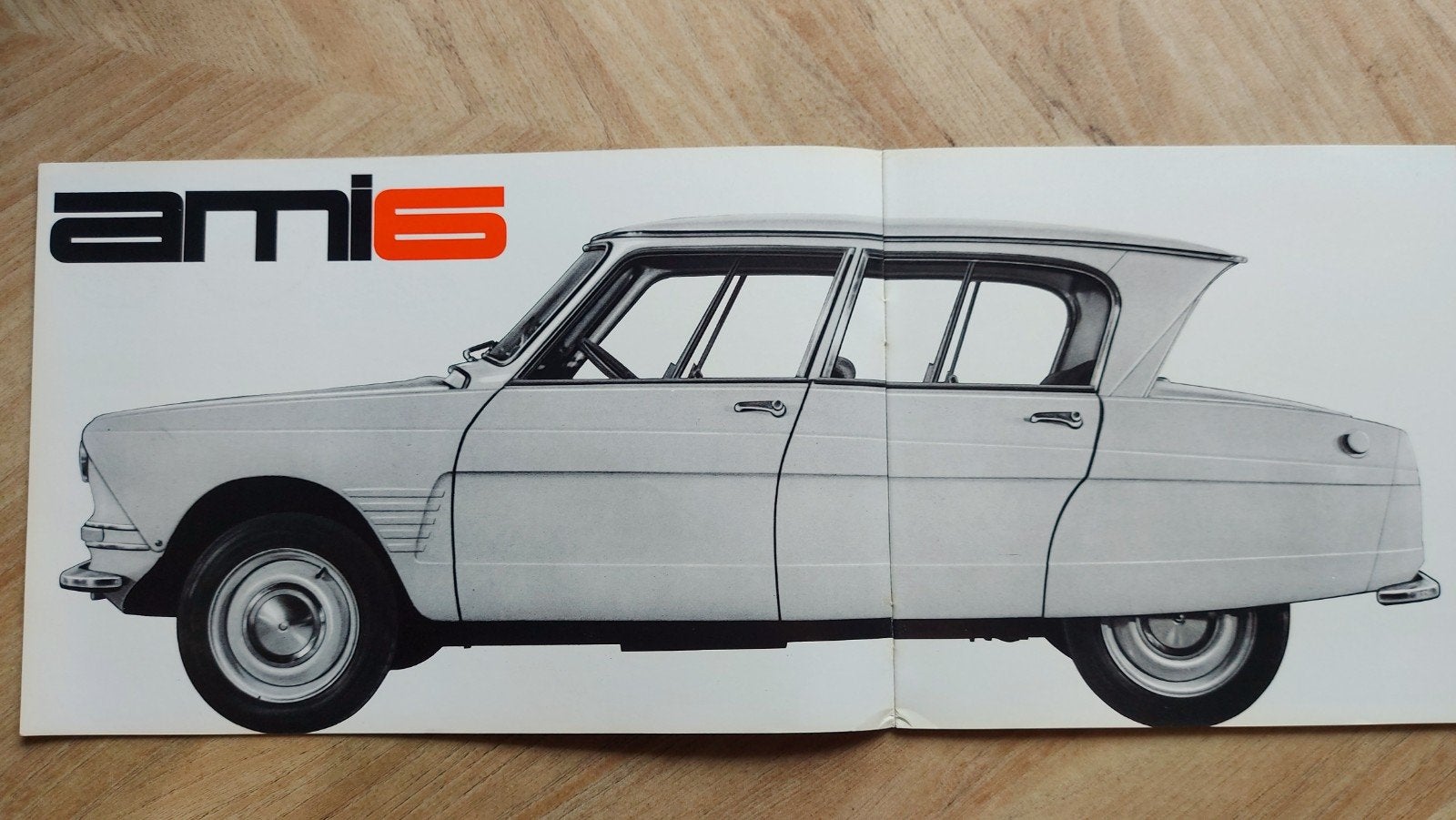 1961 Citroën Ami 6 folder NL, Ophalen of Verzenden, Zo goed als nieuw, Citroën