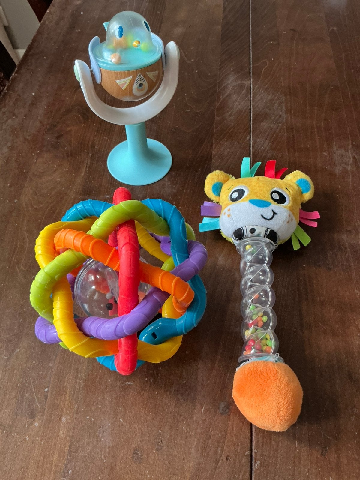 Playgro rammelaar en flexibele ball, Ophalen, Zo goed als nieuw, Rammelaar